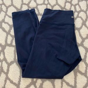 Lululemon Navy Wunder Under Leggings